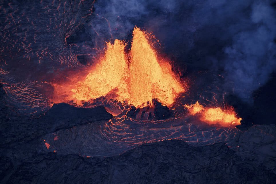 夏威夷火山喷发